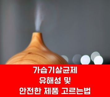 가습기살균제 유해성 및 안전한 제품 고르는법